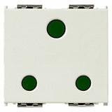 Vimar Idea 2P+E British Standard SICURY Socket Outlet, 16A 250V, 2 Modules, IP20 — Quality Boat Parts