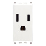 Vimar Eikon USA+SASO SICURY Socket Outlet, 2P+E, 15A, 127V, IP20 — Quality Boat Parts