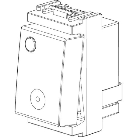 Vimar Idea Single Push Button, 1P NC, 10A 250V, Luminous, IP40 — Quality Boat Parts