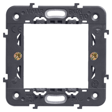 Vimar Eikon Mounting Frame and Protection Cover, 2-Module, 71 mm Centers — Quality Boat Parts