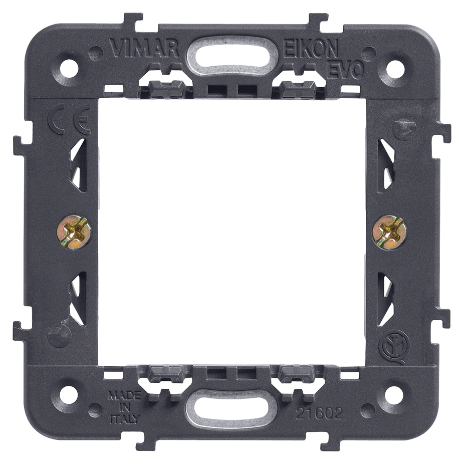 Vimar Eikon Mounting Frame and Protection Cover, 2-Module, 71 mm Centers — Quality Boat Parts