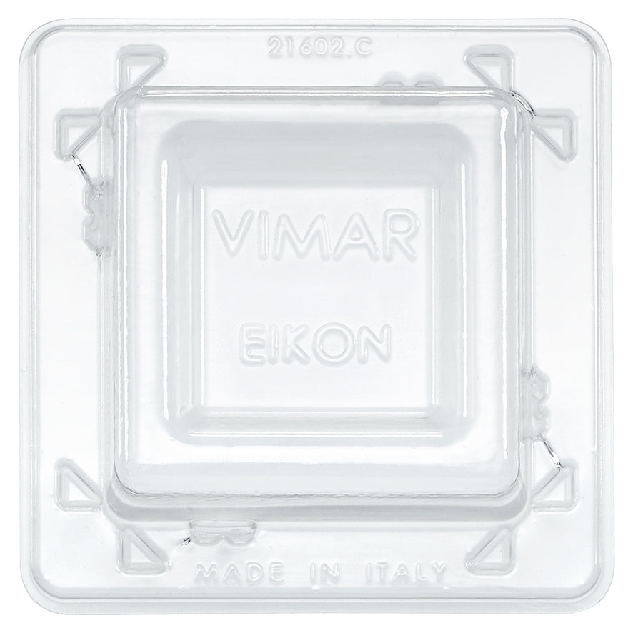 Vimar Eikon Mounting Frame and Protection Cover, 2-Module, 71 mm Centers — Quality Boat Parts