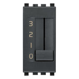 Vimar Eikon Fan-Coil Slide Switch, 4-Position, 1P, 6(2)A, 250V, Flush-Mount, IP40 — Quality Boat Parts