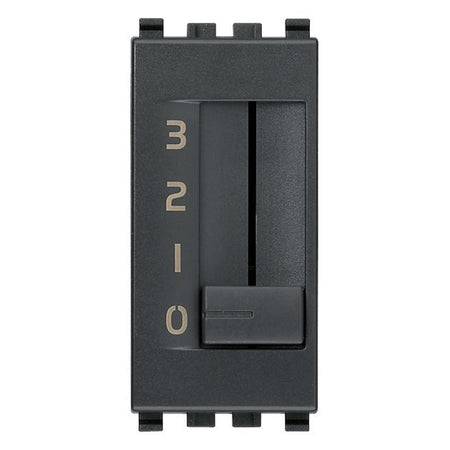Vimar Eikon Fan-Coil Slide Switch, 4-Position, 1P, 6(2)A, 250V, Flush-Mount, IP40 — Quality Boat Parts