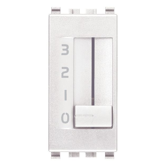 Vimar Eikon Fan-Coil Slide Switch, 4-Position, 1P, 6(2)A, 250V, Flush-Mount, IP40 — Quality Boat Parts