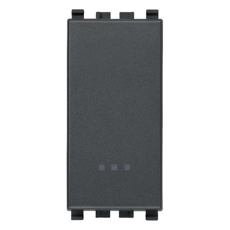 Vimar Eikon 2-Way Rocker Switch, 1P, 16AX, 250V, IP40, Lightable, Replaceable Button — Quality Boat Parts