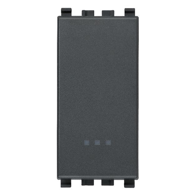 Vimar Eikon 2-Way Rocker Switch, 1P, 16AX, 250V, IP40, Lightable, Replaceable Button — Quality Boat Parts