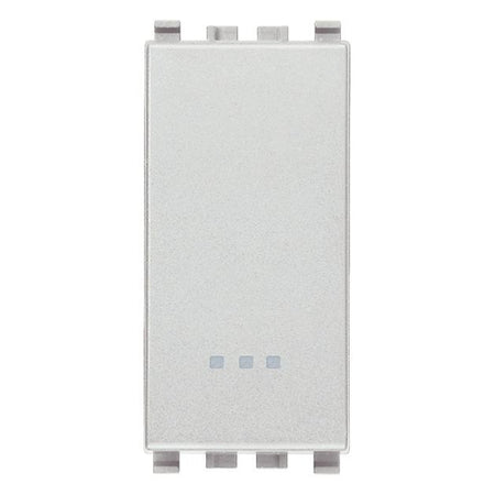Vimar Eikon 2-Way Rocker Switch, 1P, 16AX, 250V, IP40, Lightable, Replaceable Button — Quality Boat Parts