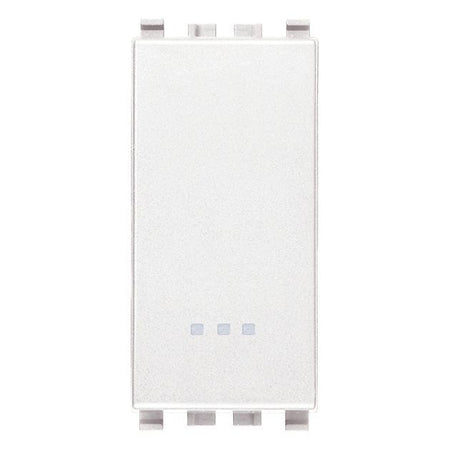 Vimar Eikon 1-Way Switch, 16AX 250V, Lightable, Replaceable Button — Quality Boat Parts