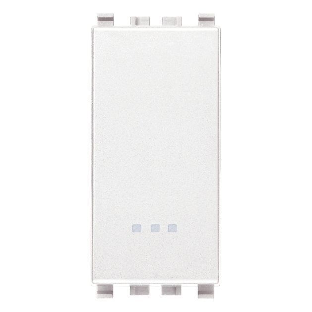 Vimar Eikon 1-Way Switch, 16AX 250V, Lightable, Replaceable Button — Quality Boat Parts