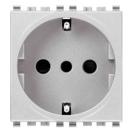 Vimar Eikon P30 SICURY Socket Outlet, 2P+E, 16A 250V, 2 Module — Quality Boat Parts