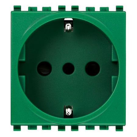 Vimar Eikon P30 SICURY Socket Outlet, 2P+E, 16A 250V, 2 Module — Quality Boat Parts