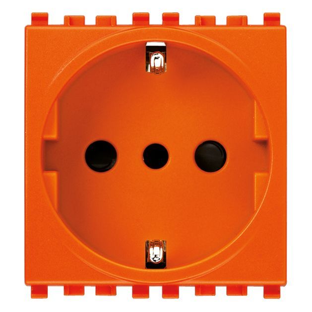 Vimar Eikon P30 SICURY Socket Outlet, 2P+E, 16A 250V, 2 Module — Quality Boat Parts