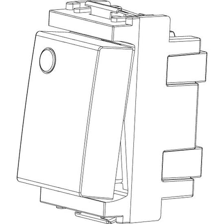 Vimar Idea 2-Way Rocker Switch, 1P 16 AX 250 V, IP40, Luminous — Quality Boat Parts