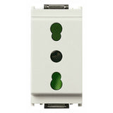 Vimar Idea SICURY Bipasso Socket Outlet, Italian Standard P17/11, 2P+E, 16A 250V, IP20 — Quality Boat Parts