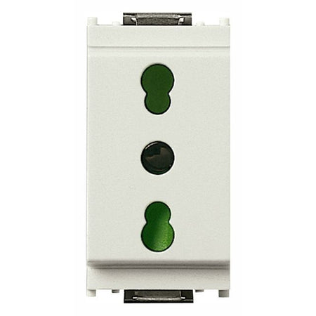 Vimar Idea SICURY Bipasso Socket Outlet, Italian Standard P17/11, 2P+E, 16A 250V, IP20 — Quality Boat Parts