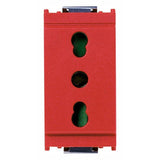 Vimar Idea SICURY Bipasso Socket Outlet, Italian Standard P17/11, 2P+E, 16A 250V, IP20 — Quality Boat Parts