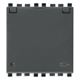 Vimar Eikon SICURY Schuko Socket Outlet, 2P+E, 16A 250V, 2M, IP20 — Quality Boat Parts