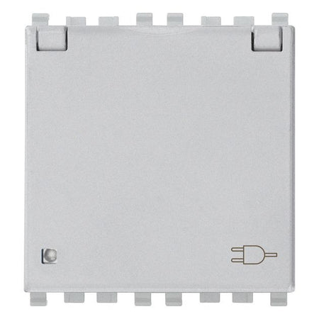 Vimar Eikon SICURY Schuko Socket Outlet, 2P+E, 16A 250V, 2M, IP20 — Quality Boat Parts