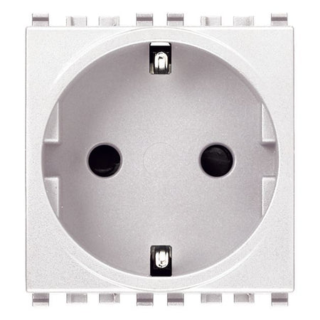 Vimar Eikon SICURY Schuko Socket Outlet, 2P+E, 16A 250V, 2M, IP20 — Quality Boat Parts