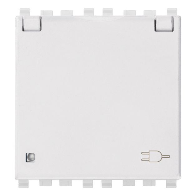 Vimar Eikon SICURY Schuko Socket Outlet, 2P+E, 16A 250V, 2M, IP20 — Quality Boat Parts