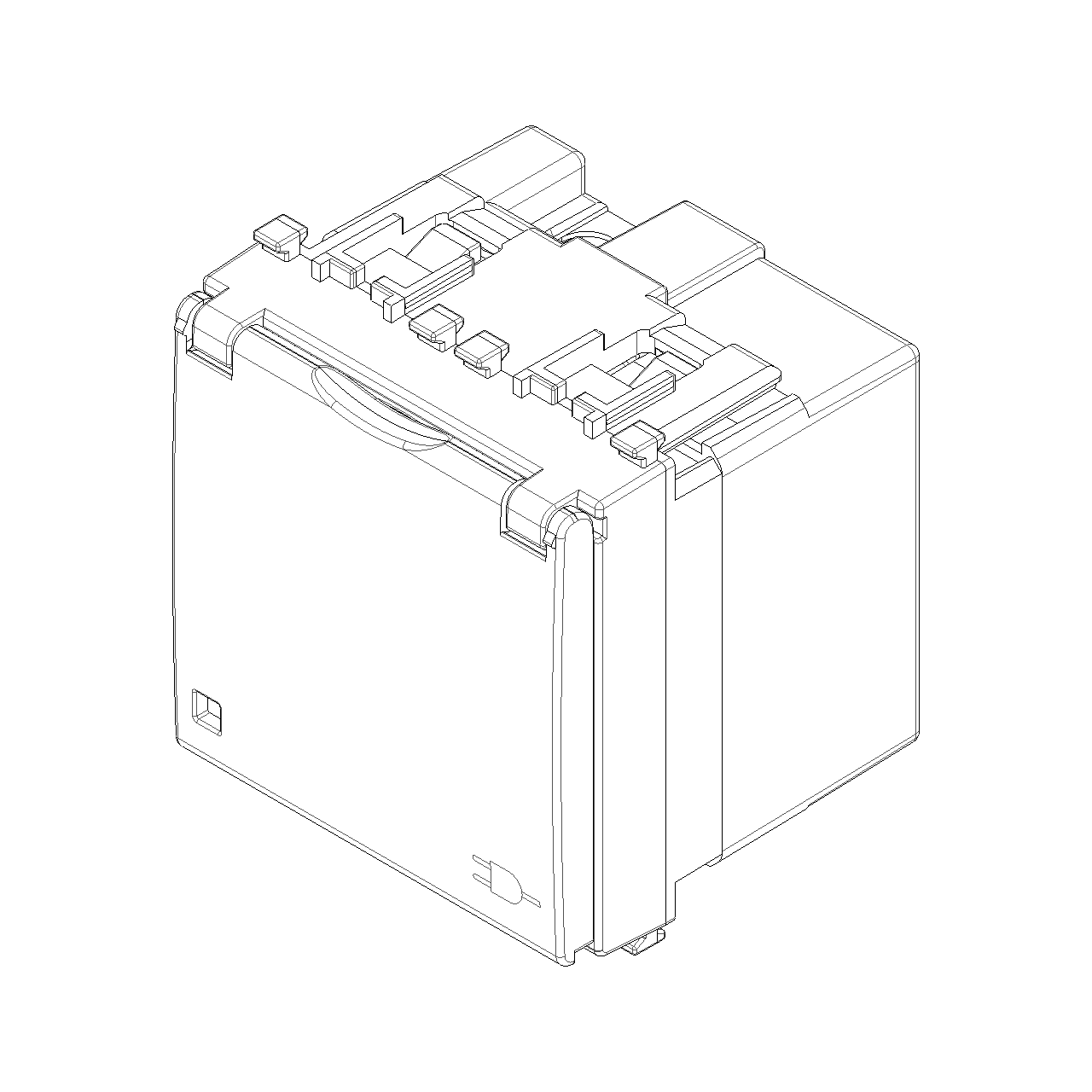 Vimar Eikon SICURY Schuko Socket Outlet, 2P+E, 16A 250V, 2M, IP20 — Quality Boat Parts