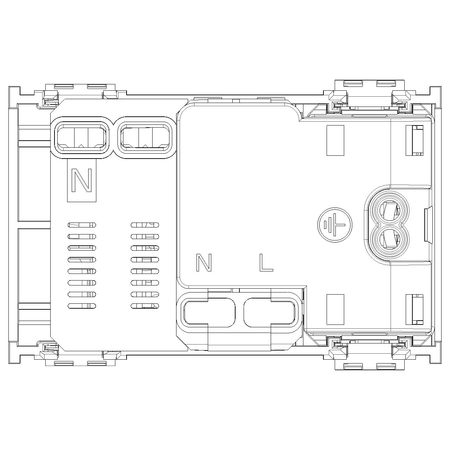 Vimar Idea SICURY Bpresa Socket Outlet, Italian Standard P17/11, 2P+E 16A 250V, C16 RCBO, 10mA, 3 Modules — Quality Boat Parts