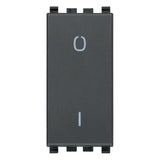Vimar Eikon 2-Pole 1-Way Rocker Switch, 16AX, 250V, Lightable, Replaceable Button — Quality Boat Parts