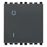 Vimar Eikon 2-Pole 1-Way Rocker Switch, 16AX, 250V, Lightable, Replaceable Button — Quality Boat Parts