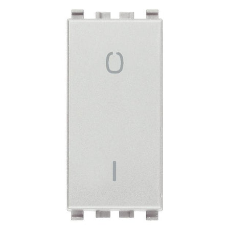 Vimar Eikon 2-Pole 1-Way Rocker Switch, 16AX, 250V, Lightable, Replaceable Button — Quality Boat Parts