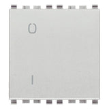 Vimar Eikon 2-Pole 1-Way Rocker Switch, 16AX, 250V, Lightable, Replaceable Button — Quality Boat Parts