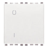 Vimar Eikon 2-Pole 1-Way Rocker Switch, 16AX, 250V, Lightable, Replaceable Button — Quality Boat Parts