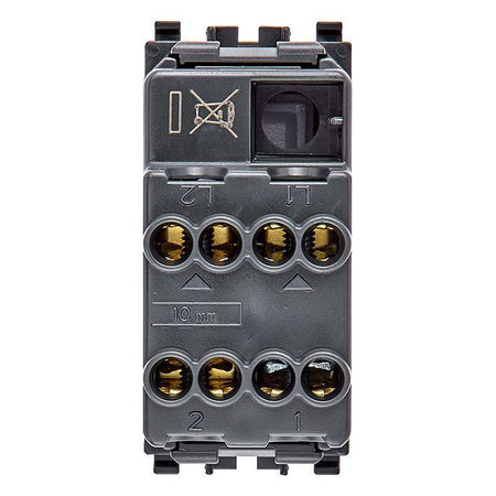 Vimar Eikon 2-Pole 1-Way Rocker Switch, 16AX, 250V, Lightable, Replaceable Button — Quality Boat Parts