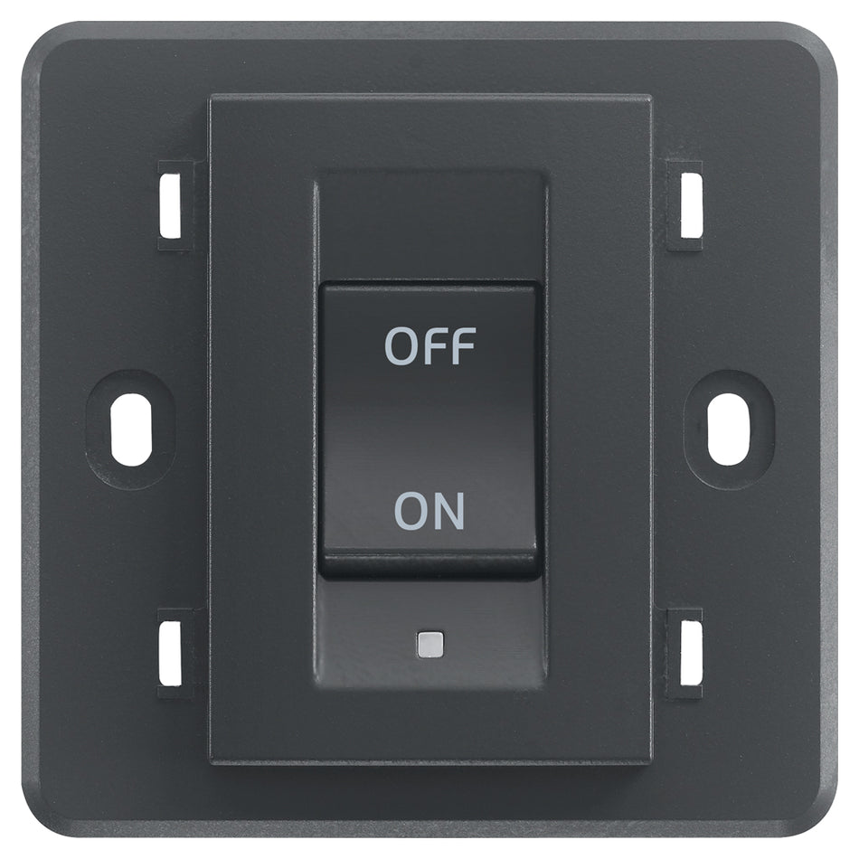 Vimar Eikon 2P 32A 1-Way Switch, For British Standard Mounting Boxes, 250V, 3-Module, IP40 — Quality Boat Parts