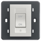 Vimar Eikon 2P 32A 1-Way Switch, For British Standard Mounting Boxes, 250V, 3-Module, IP40 — Quality Boat Parts