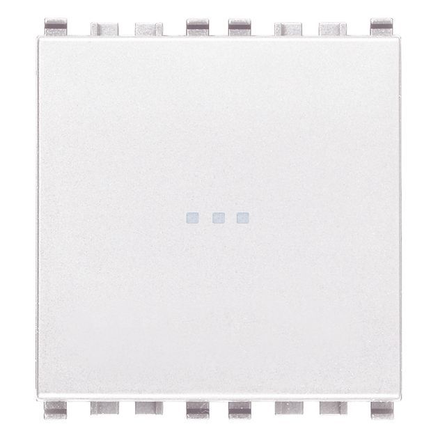 Vimar Eikon Axial 1P 16AX Reversing Switch, 250V, IP40, Lightable, Replaceable Button — Quality Boat Parts