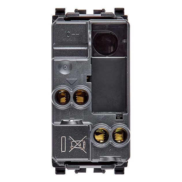 Vimar Eikon Axial 1P 16AX Reversing Switch, 250V, IP40, Lightable, Replaceable Button — Quality Boat Parts