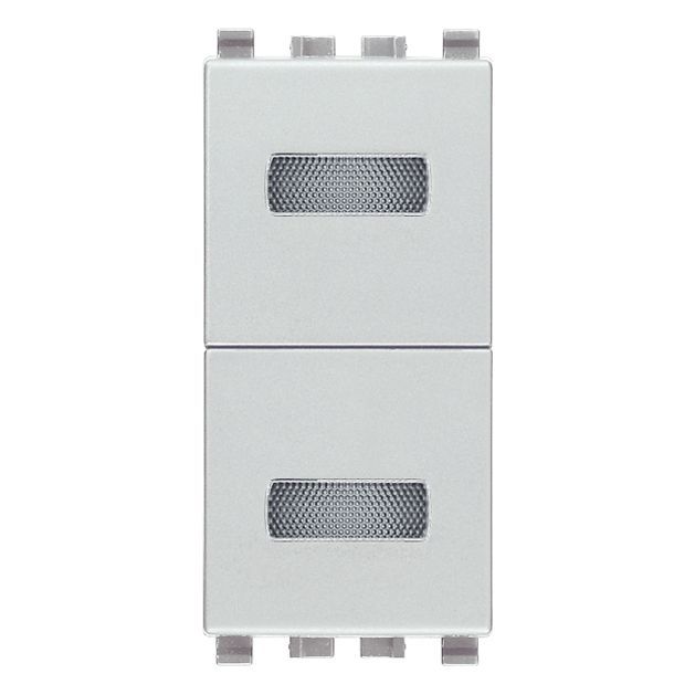 Vimar Eikon Neutral Double Indicator Unit, 250V, IP40, 1-Module, Flush-Mount, Without Signalling Unit — Quality Boat Parts