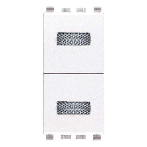 Vimar Eikon Neutral Double Indicator Unit, 250V, IP40, 1-Module, Flush-Mount, Without Signalling Unit — Quality Boat Parts