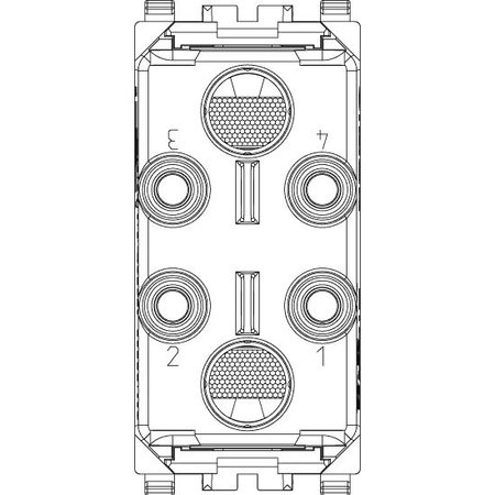 Vimar Eikon Neutral Double Indicator Unit, 250V, IP40, 1-Module, Flush-Mount, Without Signalling Unit — Quality Boat Parts