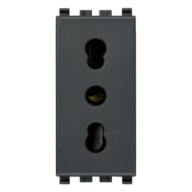 Vimar Eikon Socket Outlet, Italian Standard P17/11, 2P+E, 16A, 250V — Quality Boat Parts