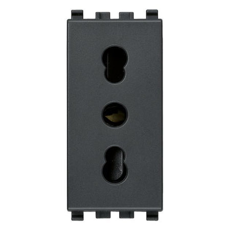 Vimar Eikon Socket Outlet, Italian Standard P17/11, 2P+E, 16A, 250V — Quality Boat Parts