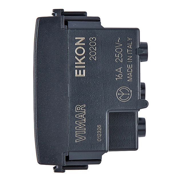 Vimar Eikon Socket Outlet, Italian Standard P17/11, 2P+E, 16A, 250V — Quality Boat Parts