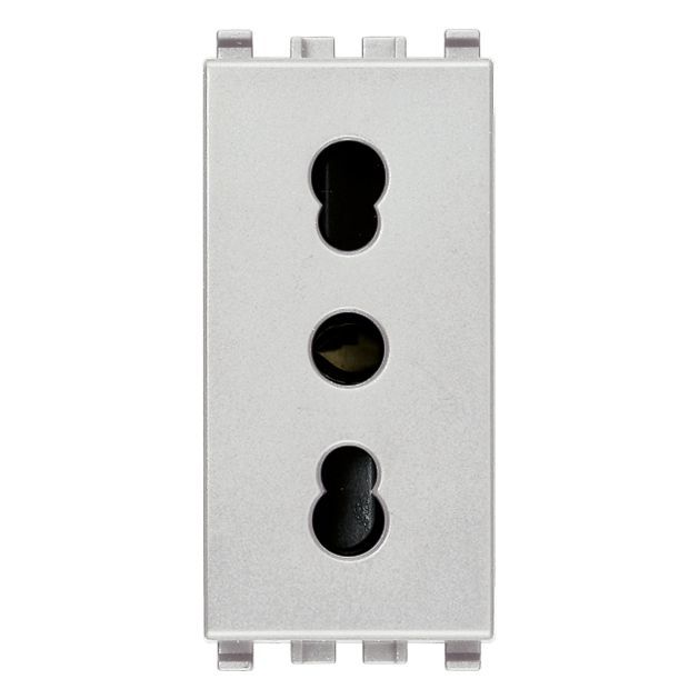 Vimar Eikon Socket Outlet, Italian Standard P17/11, 2P+E, 16A, 250V — Quality Boat Parts
