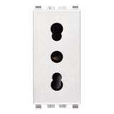 Vimar Eikon Socket Outlet, Italian Standard P17/11, 2P+E, 16A, 250V — Quality Boat Parts