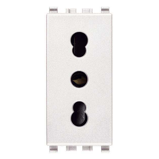 Vimar Eikon Socket Outlet, Italian Standard P17/11, 2P+E, 16A, 250V — Quality Boat Parts