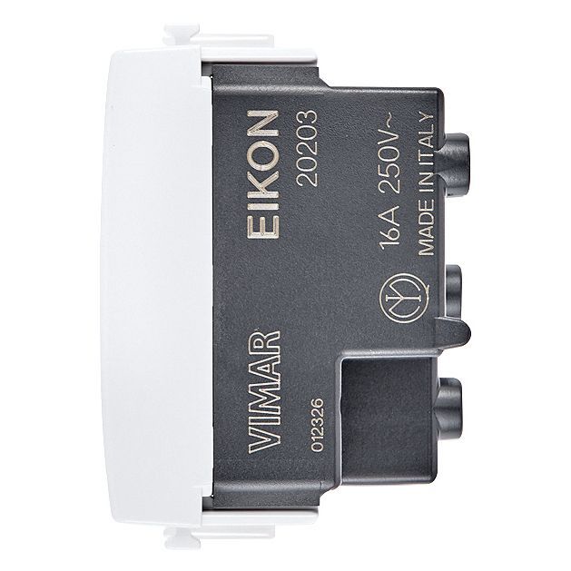 Vimar Eikon Socket Outlet, Italian Standard P17/11, 2P+E, 16A, 250V — Quality Boat Parts