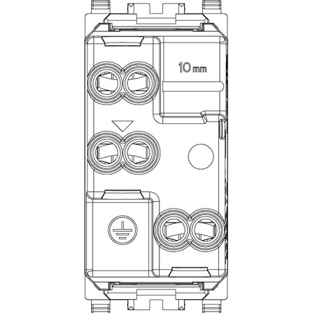 Vimar Eikon Socket Outlet, Italian Standard P17/11, 2P+E, 16A, 250V — Quality Boat Parts