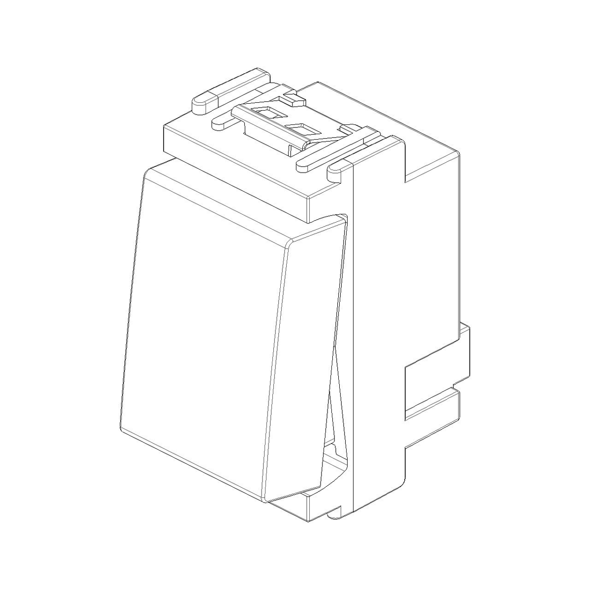 Vimar Idea 1-Way Rocker Switch, 1P 10 AX 250V, IP40 — Quality Boat Parts
