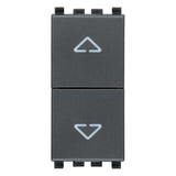 Vimar Eikon Interlocked Push Buttons, NO+NO, 10A, 250V, Directional Arrows — Quality Boat Parts